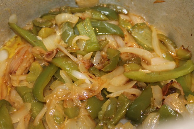 Italian Sausage with Peppers an Onions 