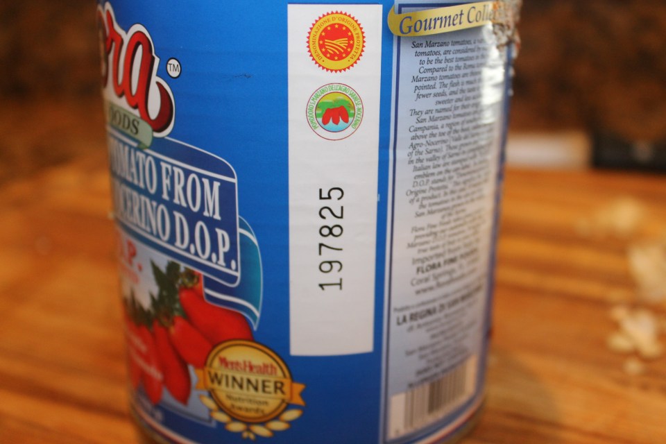 San Marzano Tomatoes