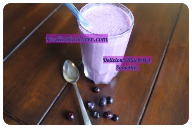 Delicious Blueberry Smoothie