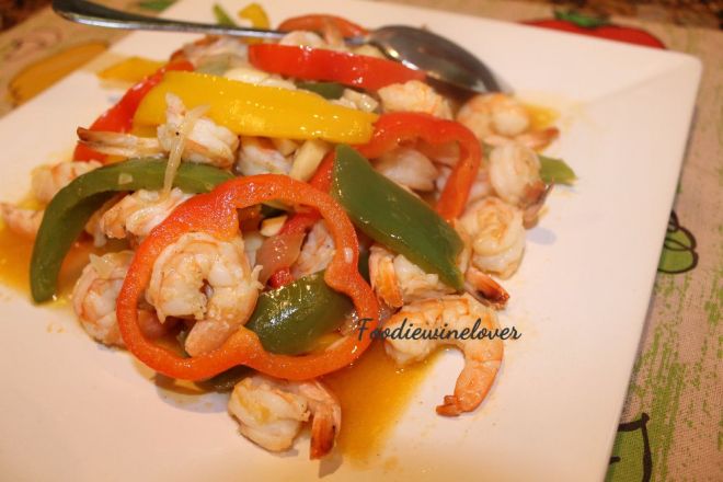 Shrimp in Garlic Sauce