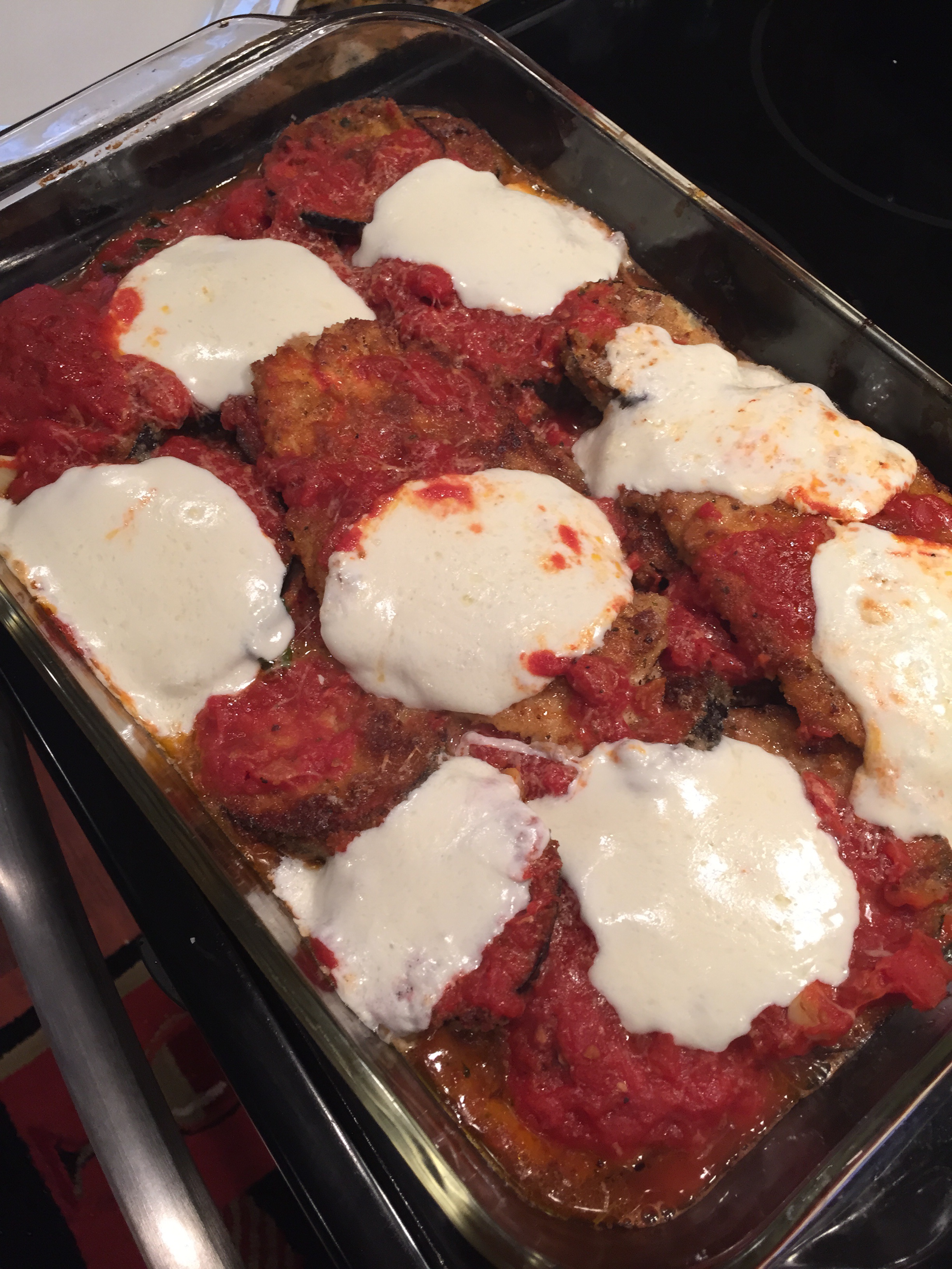 Eggplant & Chicken Parmigiana 