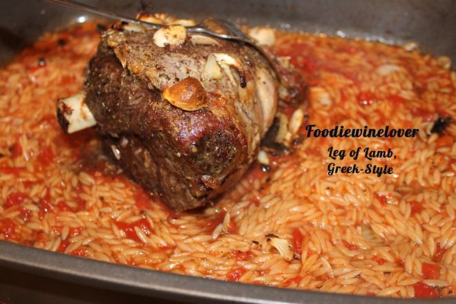 Leg of Lamb, Greek-Style