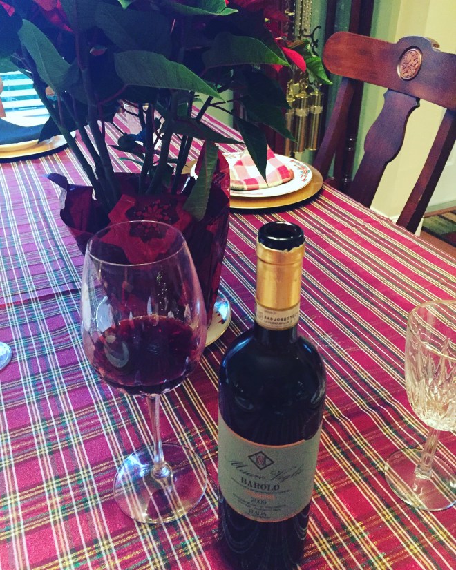 Braciole paired magically with Barolo 