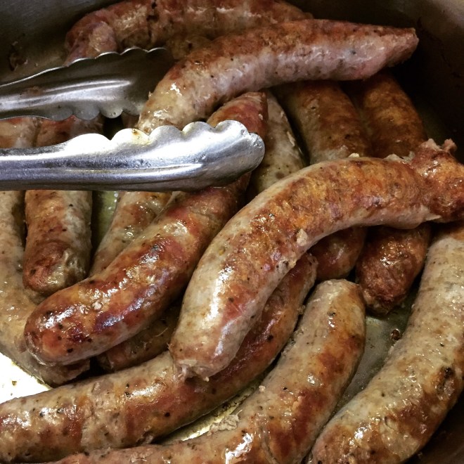 Orecchiette with Sweet Italian Sausage, Brocolli Rabe & Ricotta Salata 