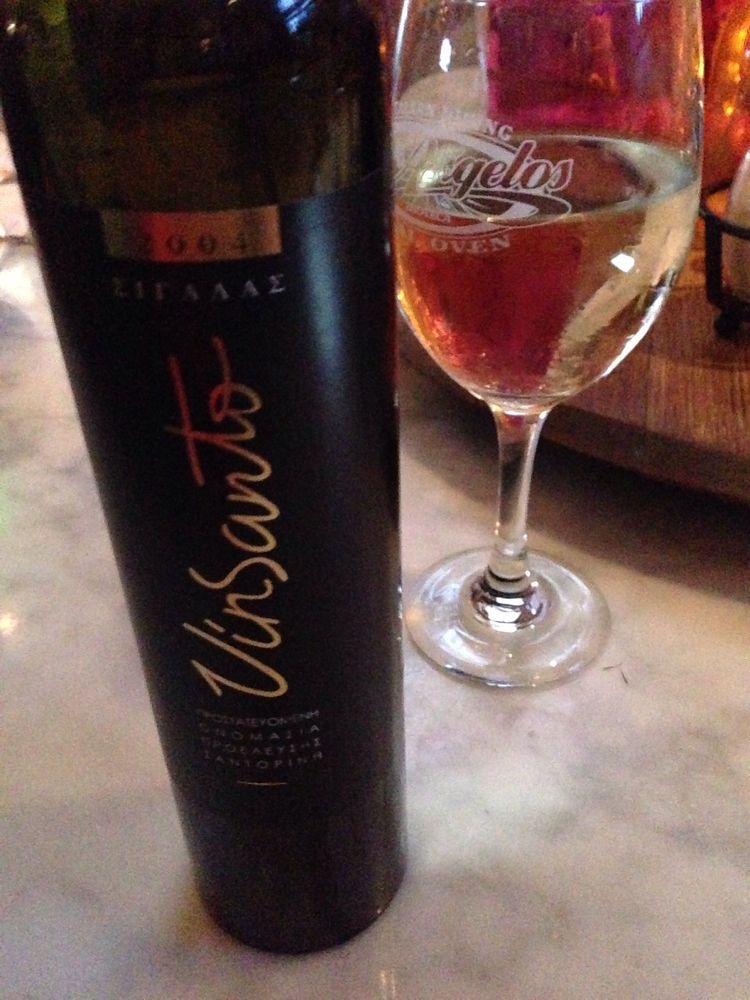 Vinsanto - a delightful Greek dessert wine 