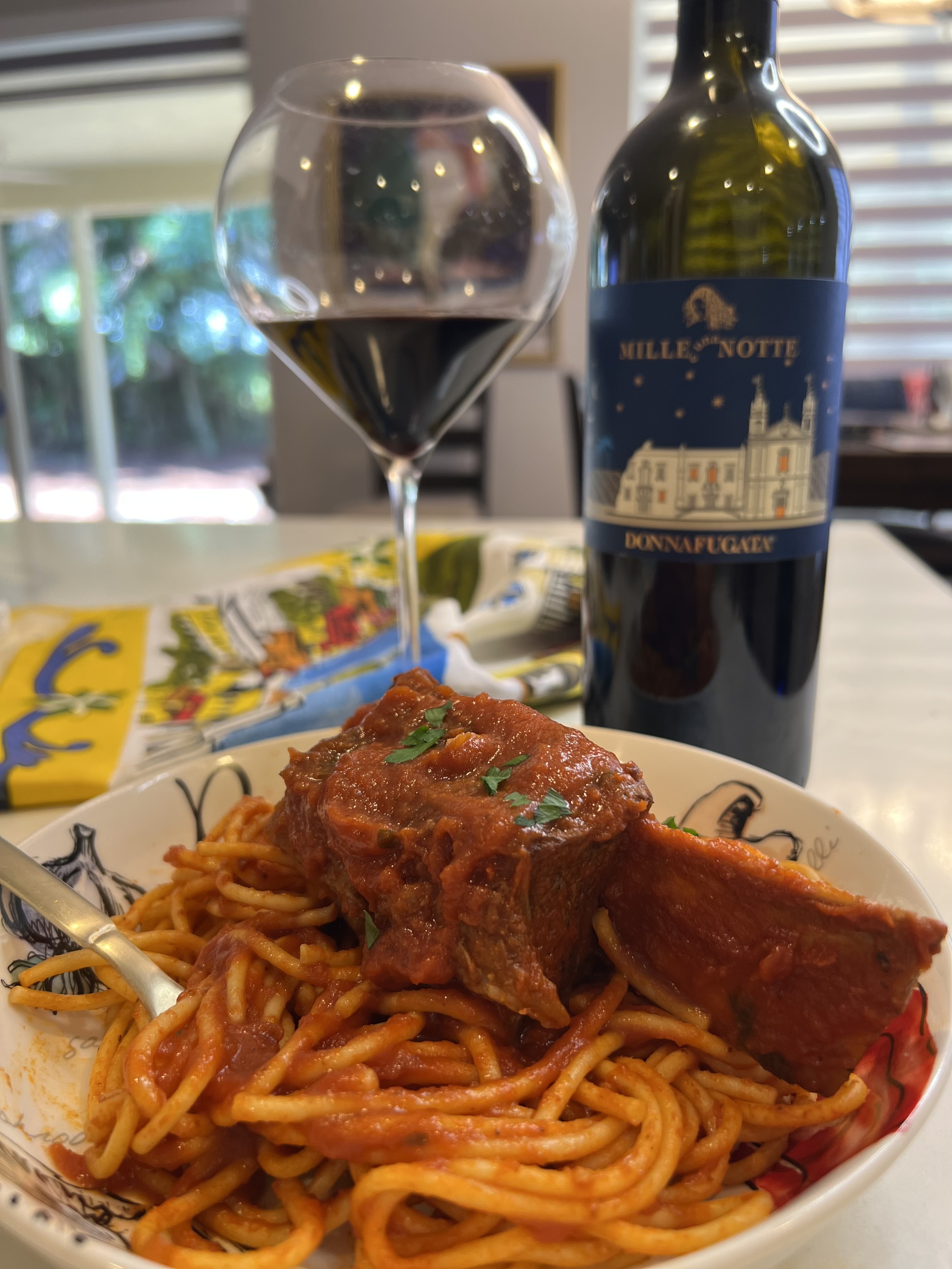 Braised Short Ribs in Tomato sauce 