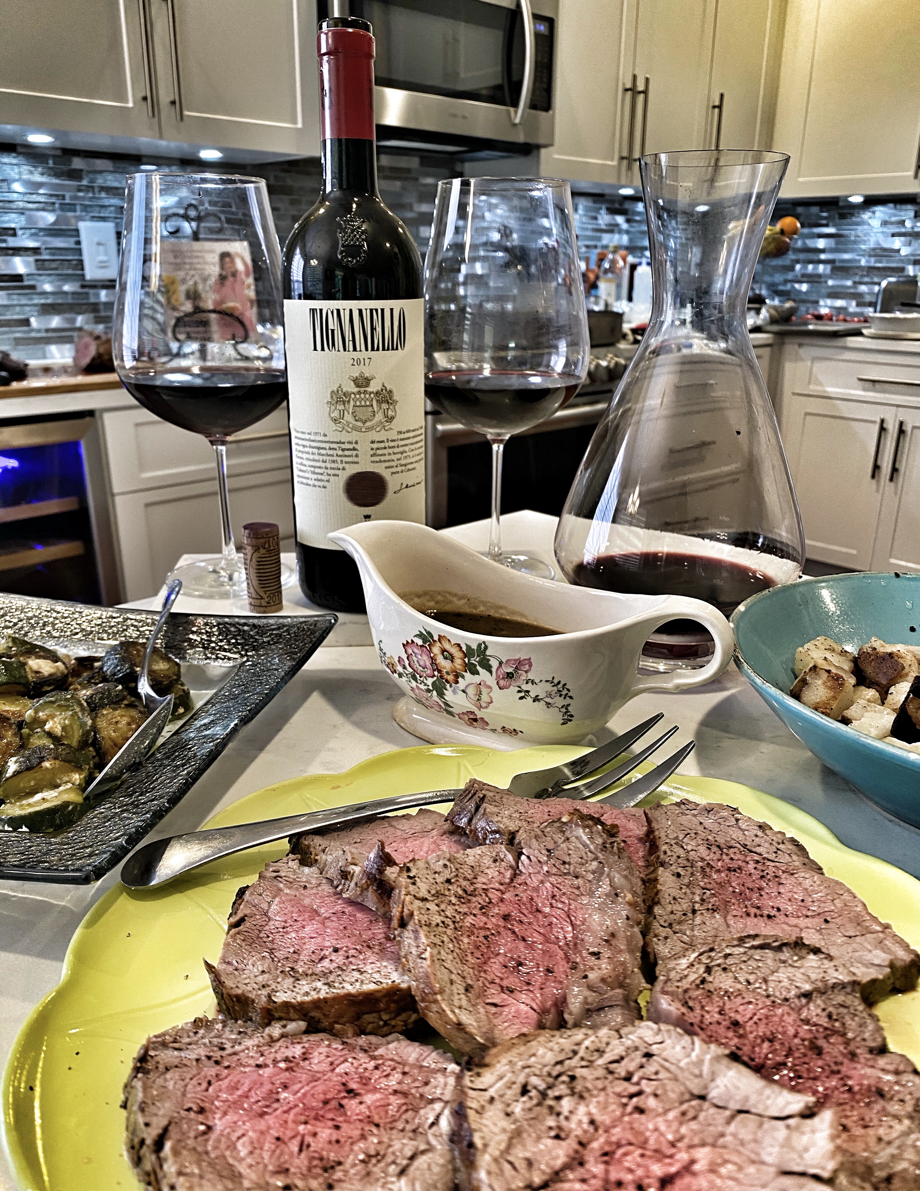 2017 Tignanello with Filet Mignon
