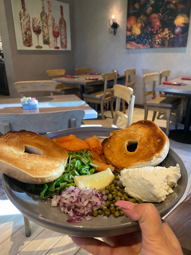 Breakfast at the River Vine restaurant