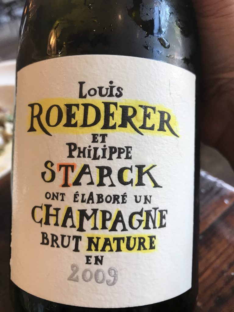 Louis Roederer et Philippe Starck  Brut Nature en 2009 