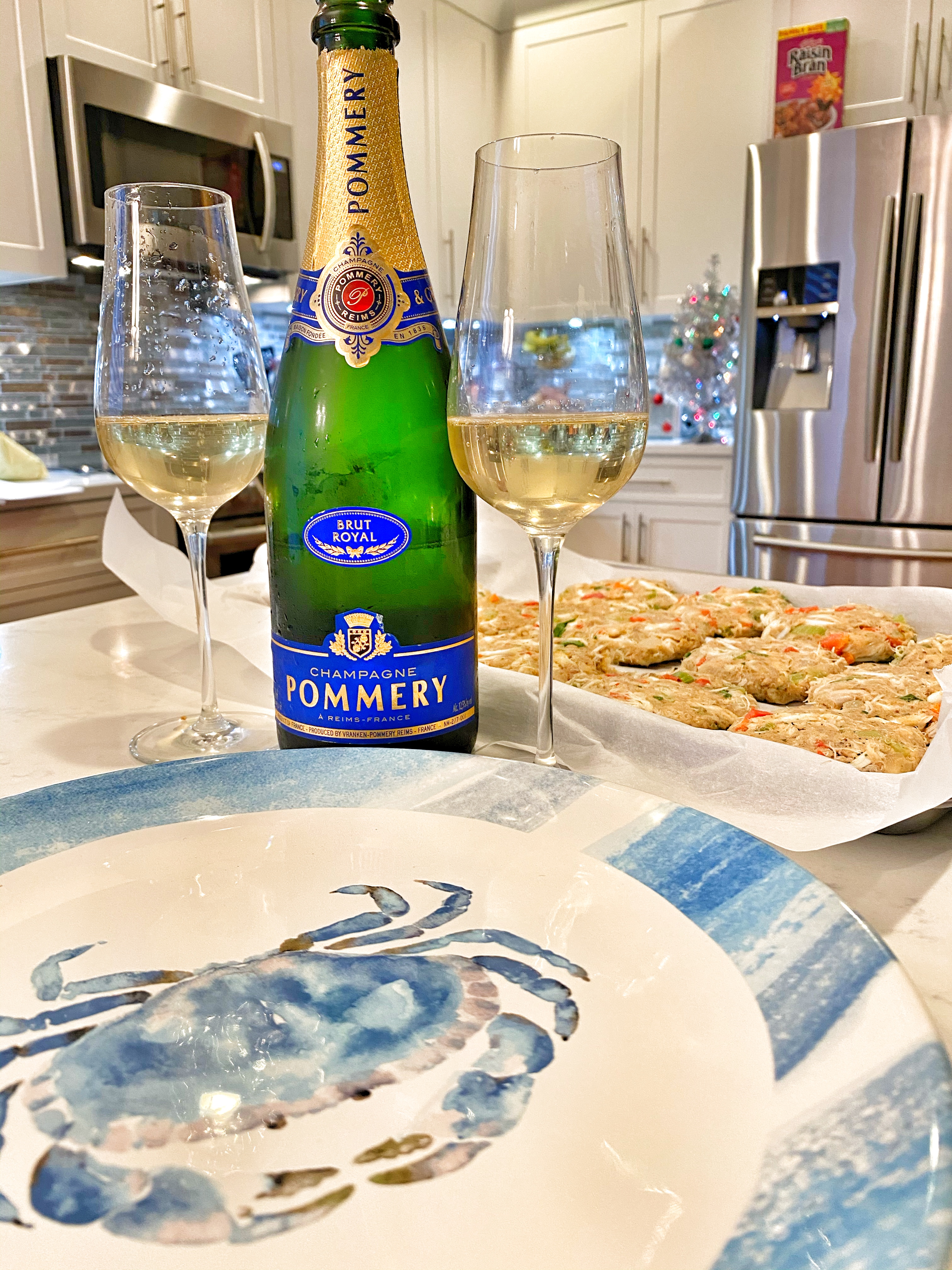 Crab Cakes and Champagne